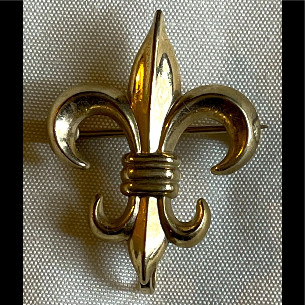 🌟 Fleur de lis pendant/ brooch